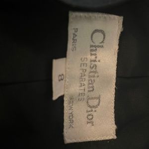 CHRISTIAN DIOR  CLASSIC VINTAGE BLACK BLAZER